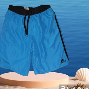 Adidas Boys Long Swim Trunks, Large